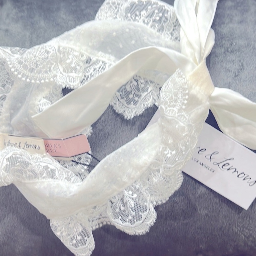 For Love And Lemons White Lace Garter
